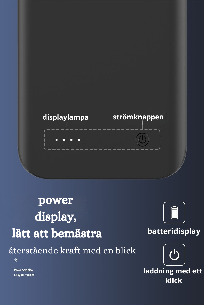 MOBILSKAL MED POWERBANK